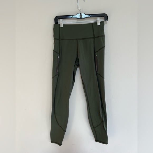 Athleta Rainier High Rise Legging Olive Green, size Small - Picture 1 of 10